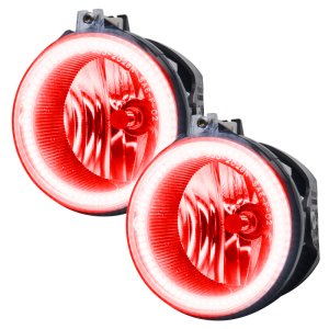 Dodge Challenger Fog Light Halo Kit - ORACLE Lighting - Waterproof - Red - `08-`14